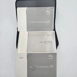 2006 Nissan Altima Owner's Manual Set OEM W/ Nissan Storage Case